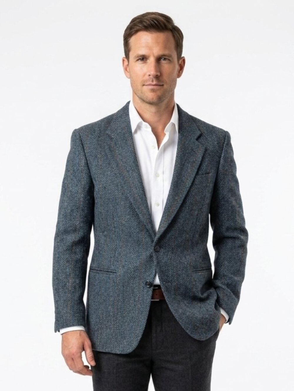Cricketeer For Jack Fraser British Tweed Wool Sport Coat- Sz. 40/Med
